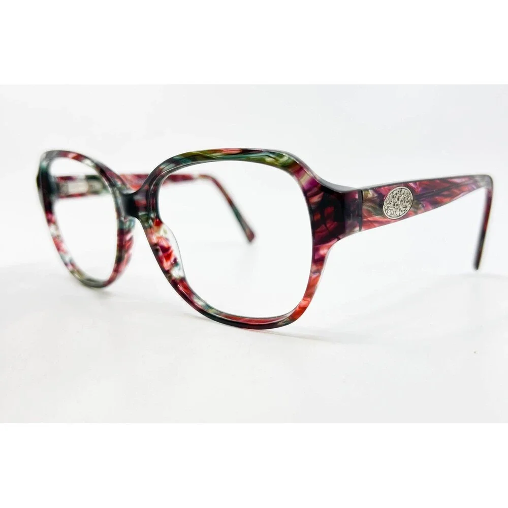 Kirkland Signature Eyeglasses Womens Multicolor Valley 50-16-135 C01 Cherry 50mm